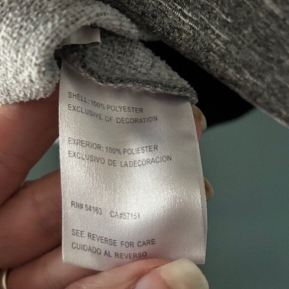 NFL Cincinnati Bengals L 1/4 Zip Pullover Sweatshirt Gray Wash Logo Cozy Pocket - Picture 5 of 8